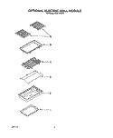 OPTIONAL ELECTRIC GRILL MODULE Diagram and Parts List for RS373PXWW0  Whirlpool Range