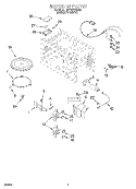 Part Location Diagram of 4393492 Whirlpool CAP-SHAFT