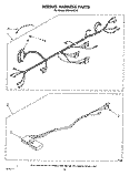 WIRING HARNESS , LITERATURE AND OPTIONAL Diagram and Parts List for MW8400XS2  Whirlpool Microwave