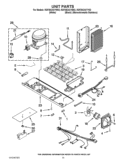 UNIT PARTS Diagram and Parts List for KSF26C4XYB02  KitchenAid Refrigerator