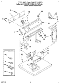 Part Location Diagram of 3397168 Whirlpool PANEL-CNTL