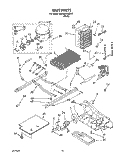 UNIT Diagram and Parts List for KSRB25QABL01  KitchenAid Refrigerator