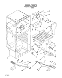 LINER, LIT/OPTIONAL Diagram and Parts List for 3XARG468WP01  Whirlpool Refrigerator