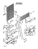 UNIT Diagram and Parts List for ET14ZKXXG00  Whirlpool Refrigerator