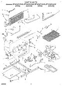 UNIT Diagram and Parts List for ET18NMYAN03  Whirlpool Refrigerator