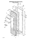 REFRIGERATOR DOOR Diagram and Parts List for KSSS48QDW02  KitchenAid Refrigerator