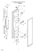 FREEZER DOOR Diagram and Parts List for 7ED22PQXDN00  Whirlpool Refrigerator