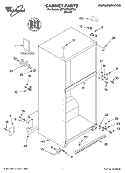 Part Location Diagram of LIT2218876 Whirlpool Literature Parts (Service & Wiring Sheet)