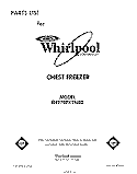 SECTION Diagram and Parts List for EH270FXTN00  Whirlpool Freezer