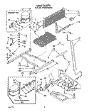 UNIT Diagram and Parts List for KTRS22KXAL00  KitchenAid Refrigerator