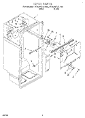 LINER Diagram and Parts List for ET20NKXAN00  Whirlpool Refrigerator