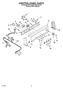 Part Location Diagram of 8529310 Whirlpool KNOB