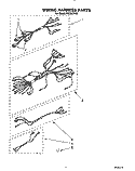WIRING HARNESS Diagram and Parts List for FES355YW0  Roper Range