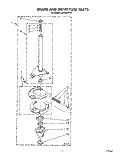 BRAKE AND DRIVE TUBE Diagram and Parts List for LA5460XTW1  Whirlpool Washer