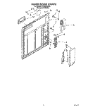 INNER DOOR Diagram and Parts List for DU920QWDQ3  Whirlpool Dishwasher