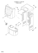 SECTION Diagram and Parts List for AD40G1  Whirlpool Dehumidifier