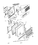 DOOR Diagram and Parts List for SHU75010  Whirlpool Dishwasher