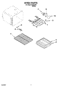 Part Location Diagram of WP9750211 Whirlpool Range Oven Broil Element