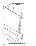DOOR AND PANEL Diagram and Parts List for KUDA220T0  KitchenAid Dishwasher