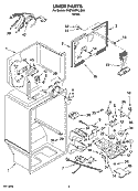 LINER PARTS Diagram and Parts List for 5VET0WPKLQ04  Whirlpool Refrigerator