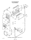 ICEMAKER , NOT ILLUSTRATED Diagram and Parts List for RT18BMXVW05  Roper Refrigerator