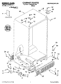 Part Location Diagram of LIT2255377 Whirlpool Service & Wiring Sheet