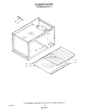 CABINET Diagram and Parts List for RM778PXT4  Whirlpool Microwave Oven Combo