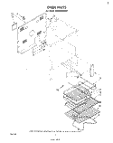 OVEN (CONTINUED) Diagram and Parts List for RM988PXLW0  Whirlpool Microwave Oven Combo