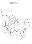 REAR PANEL Diagram and Parts List for KAWS700JT1  KitchenAid Washer