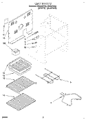 UNIT Diagram and Parts List for RF316PXYN2  Whirlpool Range