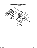 FREEZER CONTROL PANEL Diagram and Parts List for KSRF42DTX20  KitchenAid Refrigerator