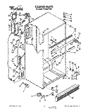 CABINET Diagram and Parts List for ET20GMXYW01  Whirlpool Refrigerator