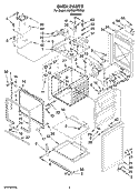 OVEN PARTS Diagram and Parts List for KDRS807SSS02  KitchenAid Range