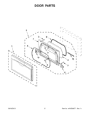 BULKHEAD PARTS Diagram and Parts List for WGD97HEXL3  Whirlpool Dryer