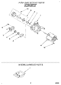 PUMP AND MOTOR, MISCELLANEOUS Diagram and Parts List for RUD3000DB0  Roper Dishwasher