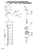 Part Location Diagram of 2320332 Whirlpool In-Door Ice Container