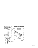 WATER SYSTEM Diagram and Parts List for LA6300XTF1  Whirlpool Washer