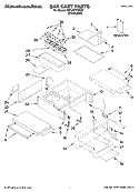 Part Location Diagram of W10128659 Whirlpool BRACKET