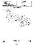 CONSOLE Diagram and Parts List for DU5000XL1  Whirlpool Dishwasher
