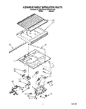 COMPARTMENT SEPARATOR Diagram and Parts List for ET20ZKXAN00  Whirlpool Refrigerator