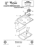 Part Location Diagram of 307867 Whirlpool Cooktop (Harvest Gold)