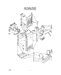 AIR FLOW Diagram and Parts List for ED25SMXRWR0  Whirlpool Refrigerator