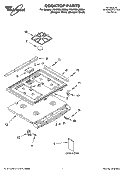 Part Location Diagram of LIT9753051F Whirlpool Literature Parts (Use & Care G