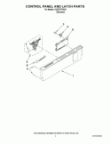 Part Location Diagram of WPW10056368 Whirlpool Control Panel