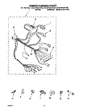 WIRING HARNESS Diagram and Parts List for 4CA2782XYG0  Whirlpool Washer