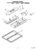 CONTROL PARTS Diagram and Parts List for GC3SHEXNT16  Whirlpool Refrigerator