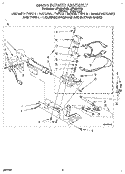694670 BURNER ASSEMBLY Diagram and Parts List for LGT5624BW0  Whirlpool Dryer