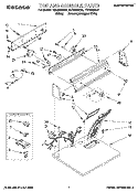 SECTION Diagram and Parts List for TEDS680BQ1  Estate Dryer