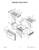 Part Location Diagram of W10562492 Whirlpool DIVIDER