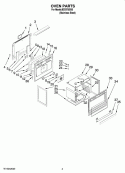 OVEN PARTS Diagram and Parts List for IDC875SS0  Whirlpool Range